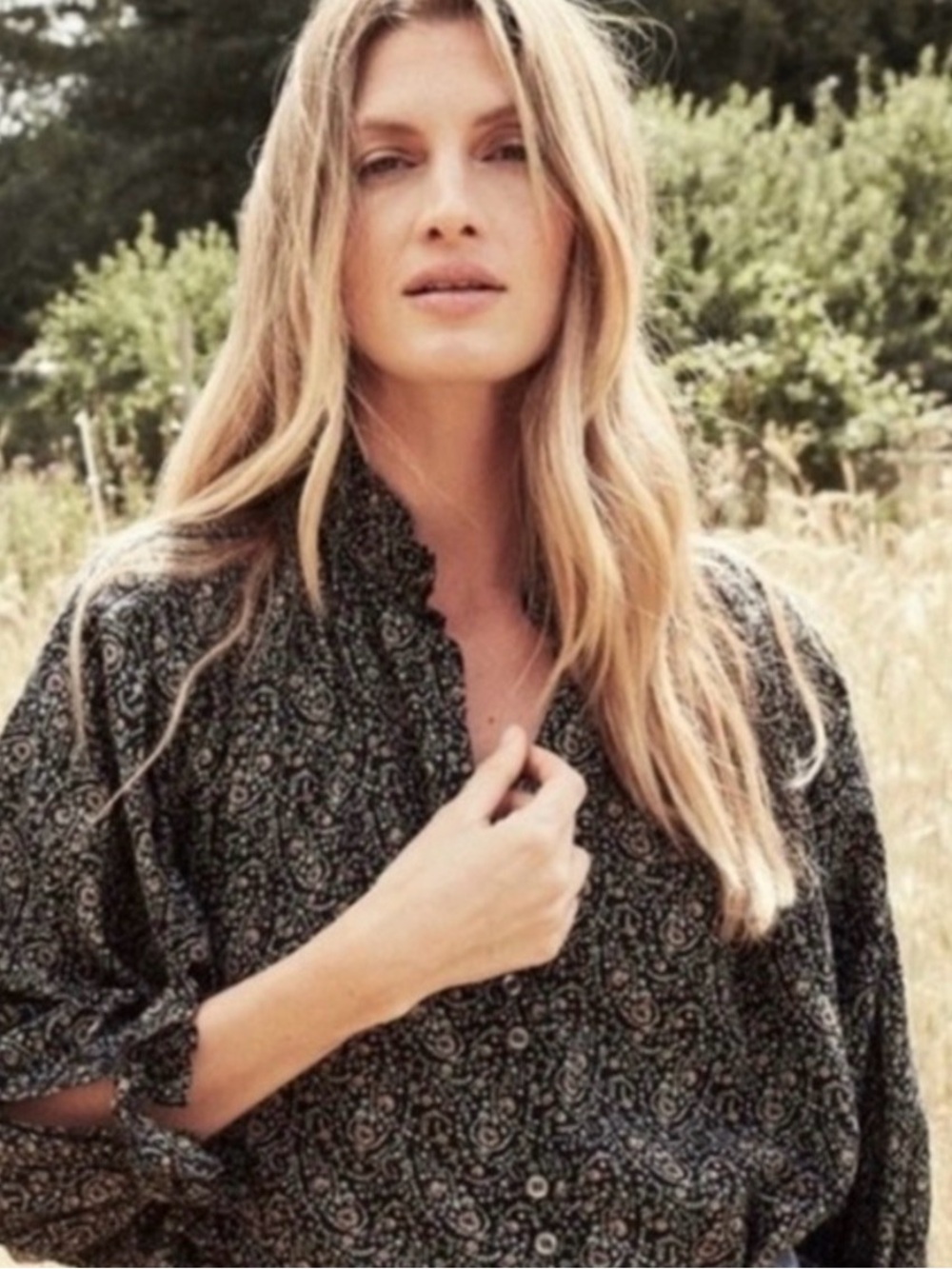 Doen Prairie Paisley Top in XS